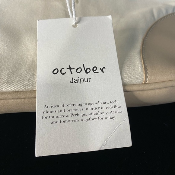 October Jaipur - Cream Tote 👜 Bag - Picture 9 of 12